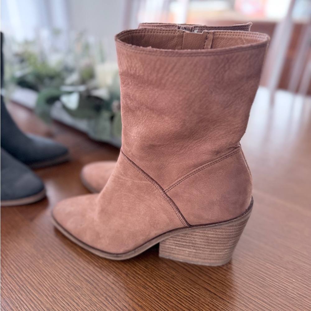 Lucky Brand Brown Heeled Boots